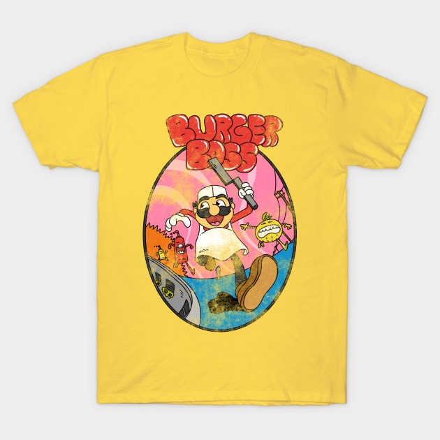 Burger Boss T-Shirt by WizzKid